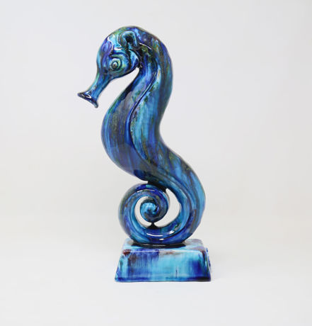 Picture of seahorse blue